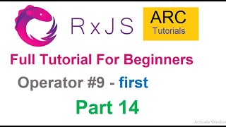 RxJS Tutorial For Beginners 14  First Operator Tutorial  Angular RxJS Tutorials [upl. by Allain915]