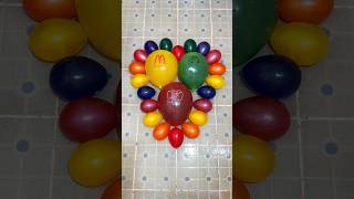 Creating Beautiful Heart From 3Big Balloons and 20 Mini Rainbow Balloons Pop Reverse ASMR Satisfying [upl. by Semyaj]