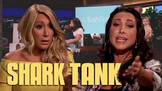 Will TushBaby Owner Talk Herself Out of a Deal  Shark Tank US  Shark Tank Global [upl. by Kama203]