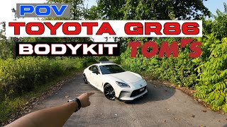 TOYOTA GR86 TOM’S BODYKIT  PEMANDUAN POV  DELIVERY [upl. by Ayenat156]