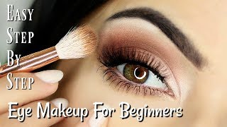 Beginners Eye Makeup Tutorial  Parts of the Eye  How To Apply Eyeshadow [upl. by Lliw]