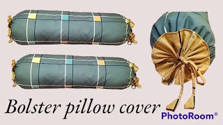 How To Sew A Bolster Pillow Cover [upl. by Bluhm]