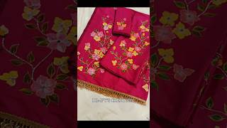 Beautiful fabric painting mekhela chadar 💛🩷fabricpaint dimpyviralshorts [upl. by Imrots]