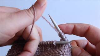 Backwards Loop Cast On For Knitting [upl. by Ahtnammas447]