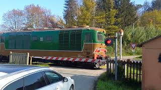 Passaggio a livello Boglietto AT Sp 51  Level crossing  Spoorwegovergang [upl. by Perceval]