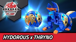 How to Fold HYDOROUS x THRYNO  FACTION FUSION  Bakugan Armored Alliance [upl. by Aicelef]