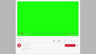 YouTube player green screen [upl. by Tare]