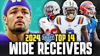 Ranking the Top 14 Wide Receivers In the 2024 NFL Draft [upl. by Sunderland]