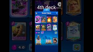 BEST PEKKA EVO LAUNCH CHALLENGE DECKS CLASH ROYALE 3 DECK ✨ [upl. by Gustav]