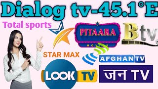 dialog tv 45e dish setting 45e new update 45e channel list [upl. by Koslo731]