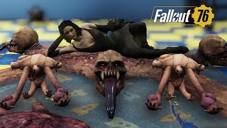 Fallout 76 Winter Shoots Earle about 152 Times until it dies in 173 Seconds [upl. by Gannie]