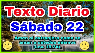 Texto diario sábado 22 de julio 2023 ✅ jw texto diario 🔴 texto diario de hoy [upl. by Nooj]