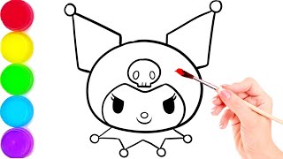 How to Draw Kuromi Easy  Sanrio [upl. by Eremahs]