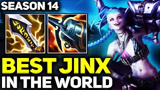 RANK 1 BEST JINX IN SEASON 14  AMAZING GAMEPLAY  League of Legends [upl. by Gnoc]