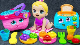 95 Minutes Satisfying with Unboxing Kitchen Playset Leapfrog Picnic Set ASMR  Lana Review Toys [upl. by Wetzell]