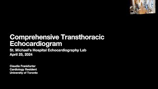 Echo Core Curriculum Comprehensive Transthoracic Echocardiogram [upl. by Brunelle349]