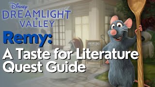 A Taste for Literature Quest Guide in Disney Dreamlight Valley [upl. by Konrad263]