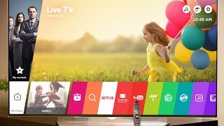 LG WebOS 20 2015 Smart TV System Review [upl. by Yroggerg]