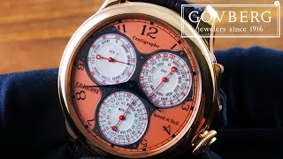 FP Journe Centigraphe Souverain Red Gold Luxury Watch Review [upl. by Bolanger]