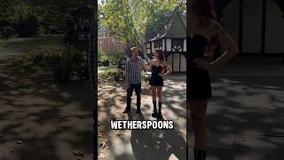 Kicked out of a Wetherspoons on a first date 😱 funny viral publicinterview [upl. by Nada844]