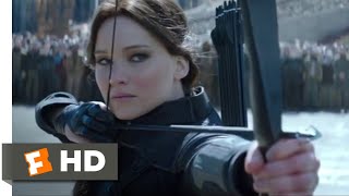 The Hunger Games Mockingjay Part 2 2015  May Your Aim Be True Scene 910 [upl. by Nevsa]