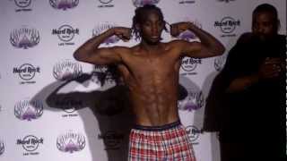 Terence Crawford vs David Rodela weigh in [upl. by Atyekram]