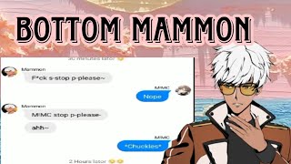 Obey me text bottom mammon ⚠️ SPG⚠️ [upl. by Iphagenia]