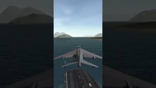 Sea harrier jet fighter land on carrier militaryvehicle [upl. by Meil172]