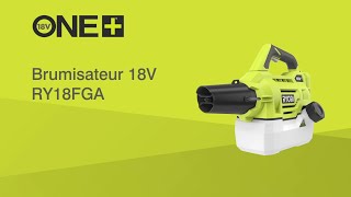 Brumisateur sans fil RY18FGA 18V ONE™ RYOBI® [upl. by Nole]