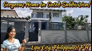 Gorgeous Home In Gated Subdivision Lipa City Philippines P H [upl. by Adilen967]