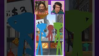 Showdown From the Street  Animation Vs Minecraft  AvG Reacts [upl. by Tiossem]