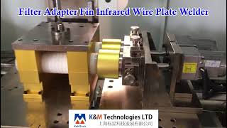 Filter Adapter Fin Welder Infrared Wire Plate Welding Machine [upl. by Nnaasil]