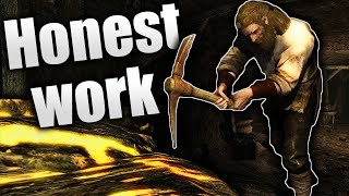 Can I Earn a Living as a Miner in Skyrim [upl. by Ikir]