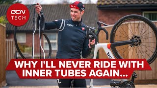 Tubeless Convert  Why Alex Will Never Use Inner Tubes On His Road Bike Again [upl. by Aerised675]