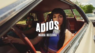 Maria Becerra  ADIÓS Letra [upl. by Tletski]