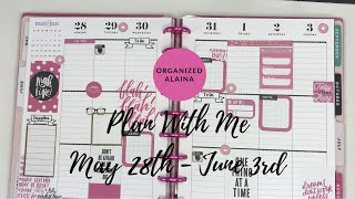 Plan With Me Weekly Spread  CLASSIC HAPPY PLANNER  OrganizedAlaina [upl. by Fidela]