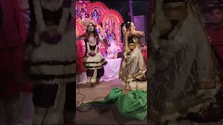 Navratri Jagran Dance 🙏 navratrispecial navratri krishna dance radheradhe [upl. by Ardnac632]