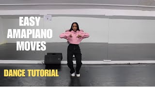 Simple Amapiano Dance Moves For Beginners  Amapiano Dance Tutorial [upl. by Wimsatt]