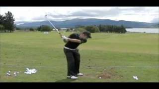 Colm Moriarty Golf Swing Slow Motion [upl. by Trellas]