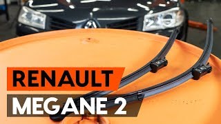 Så byter du torkarblad  vindrutetorkare på RENAULT MEGANE 2 LM GUIDE AUTODOC [upl. by Aynot]