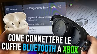 Come connettere le cuffie Bluetooth a Xbox  cuffie senza fili  Xbox Series  Xbox ONE [upl. by Jasisa838]