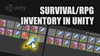 How to Make a SurvivalRPG Style Inventory in Unity [upl. by Ruben]