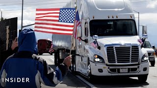 Inside the Trucker Convoy Heading to Washington DC [upl. by Deryl]