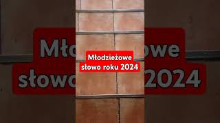 Młodzieżowe słowo roku 2024 [upl. by Pfeifer]