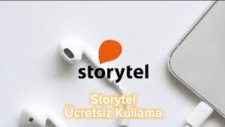 Storytel Ücretsiz Kullanma  Storytel Sesli Kitap [upl. by Celeski]