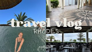 Travel Day Rhodes The Ixian Grand  Greece vlog 1 [upl. by Aleac492]