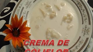 Como HacerCREMA DE COLIFLOR Cocina Tradicional Mexicana [upl. by Anjanette]