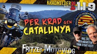 Per Krad gen Catalunya ✫ Tour 2019 in die Pyrenäen ◙ MV119 [upl. by Michon]