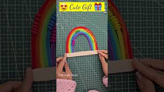 Fun Rainbow CraftFathers day GiftKids Easy Craft [upl. by Neffets]