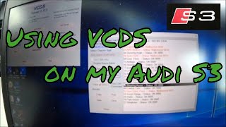 Using VCDS on my Audi S3 [upl. by Nigrom]